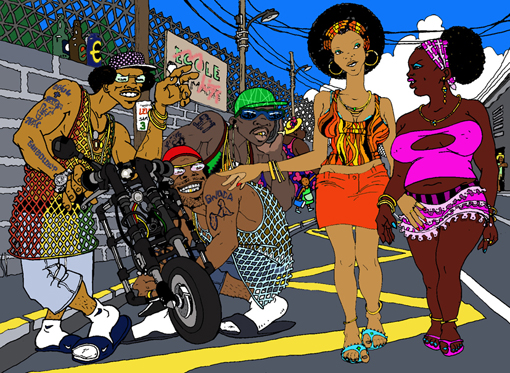 illustration: rue planche: gwada