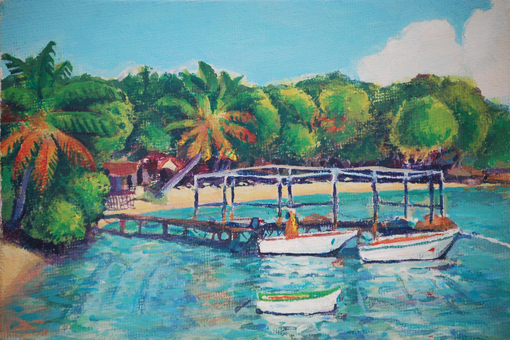 image: ponton planche: ti-havre guadeloupe