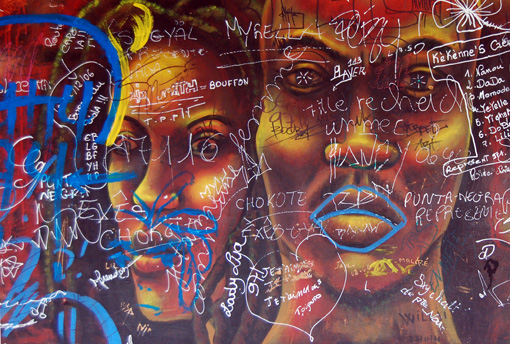photo: fresque planche: wall-street
